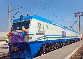Первый поезд выехал по маршруту Китай–Кыргызстан–Узбекистан–Афганистан