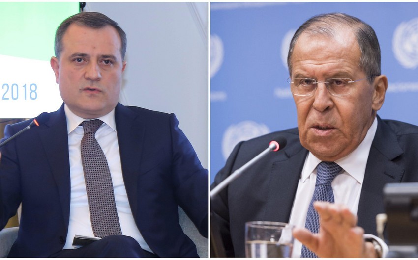 Ceyhun Bayramov və Sergey Lavrov arasında telefon danışığı olub