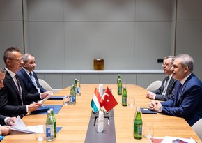 Turkish, Hungarian FMs meet in Shusha