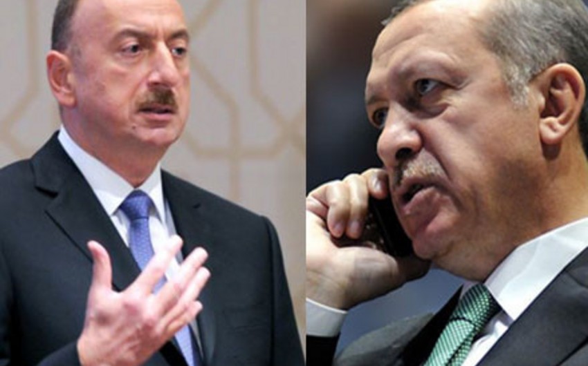 Recep Tayyip Erdoğan phoned Azerbaijani President Ilham Aliyev