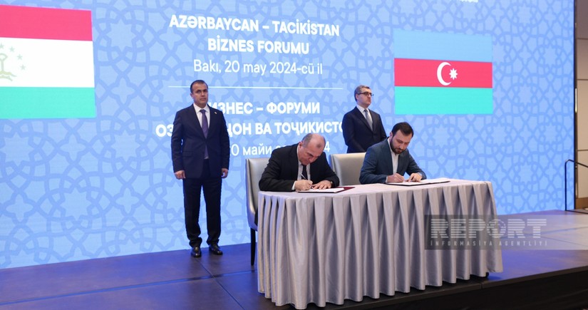 Азербайджан и Таджикистан подписали восемь двухсторонних документов