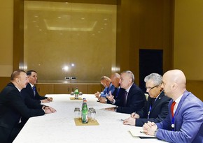 President Ilham Aliyev meets with Albanian President Ilir Meta