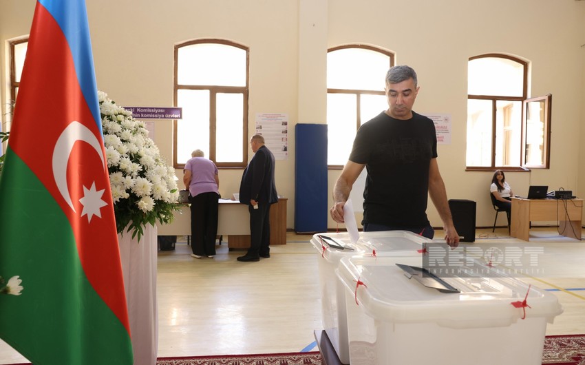 Over 1 million people voted in Azerbaijan's snap parliamentary elections