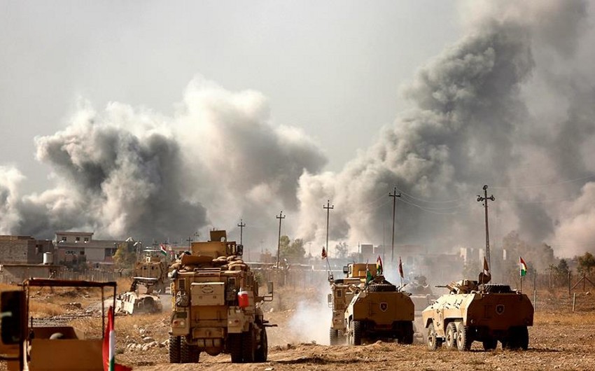 Mosulun bombalanması nəticəsində 14 dinc sakin həlak olub
