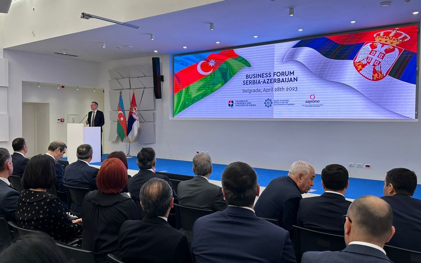 Belqradda Serbiya-Azərbaycan biznes forumu keçirilib