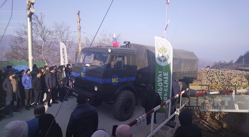 Five More Supply Vehicles Of Russian Peacekeepers Pass Freely Along ...