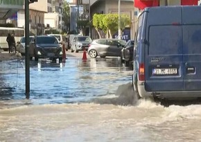 Türkiyədə dənizin səviyyəsi qalxıb, küçələri su basıb