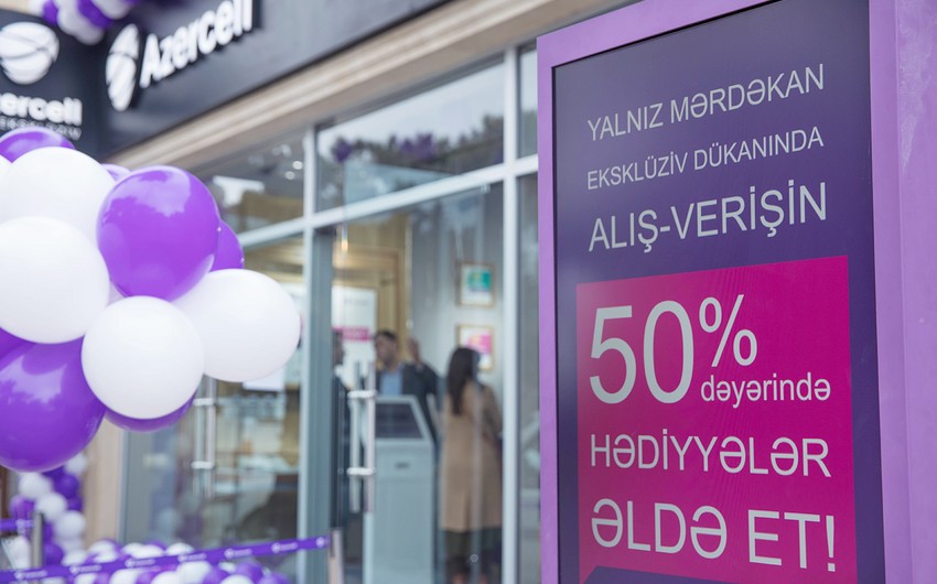 Azercell открыл новый эксклюзивный магазин в Мардакяне