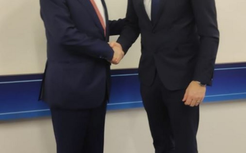 Elmar Mammadyarov meets his Irish counterpart