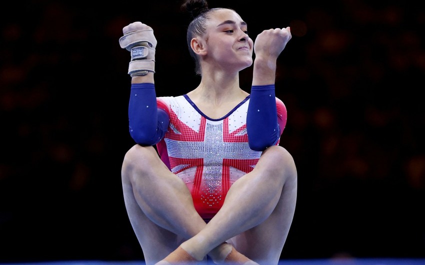 Azerbaijani gymnast representing UK claims second European gold