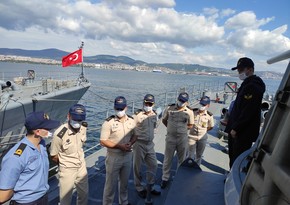 Азербайджанские военные моряки завершили стажировку в Турции
