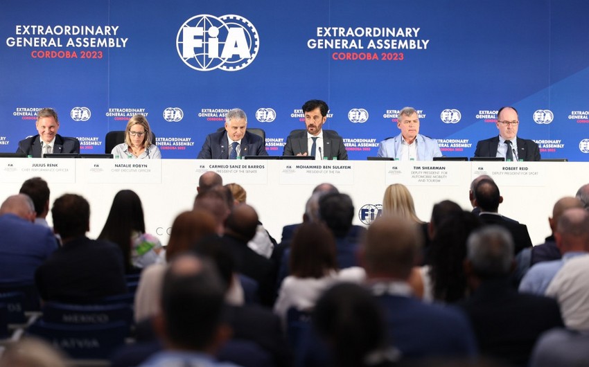 Baku to host next meeting of FIA General Assembly