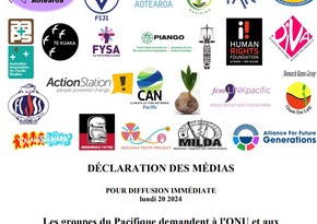 Pacific civil society institutions issue statement in support of New Caledonia