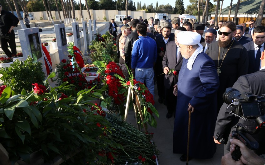 Главы религиозных конфессий посетили Парк Победы и II Аллею шехидов