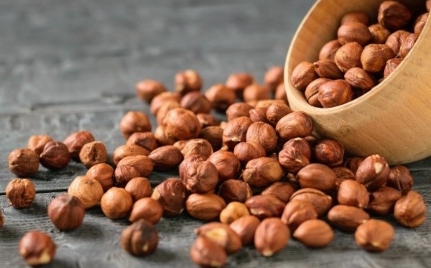 Why has export of hazelnuts from Azerbaijan to Europe dropped sharply?