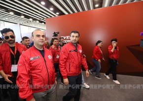 Selcuk Bayraktar conducts flight over Baku in fighter jet