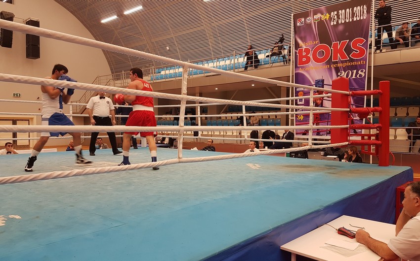 Kişi boksçular arasında Azərbaycan çempionatının finalçıları müəyyənləşib
