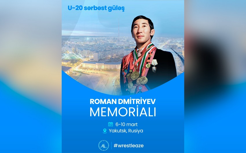 Azərbaycanın sərbəst güləşçiləri Rusiyada memoriala qatılıblar