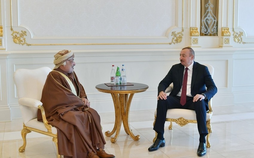 President Ilham Aliyev received delegation led by President of Oman State Council