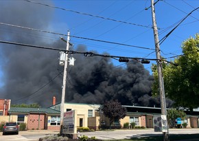 Evacuation order lifted, commercial fire in Akron under control