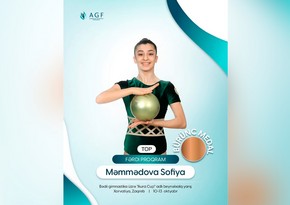 Azərbaycan gimnastı Xorvatiyada bürünc medal qazanıb