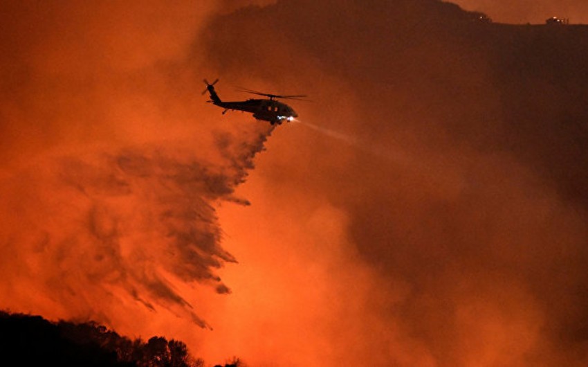 На юго-западе США 2200 гектаров земли охватили сильные пожары