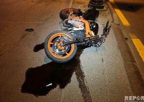 В Нефтчале мотоциклист пострадал в аварии