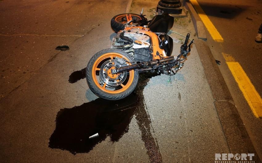 В Нефтчале мотоциклист пострадал в аварии