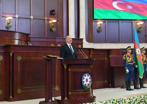President of Azerbaijan: Army building process will be continued