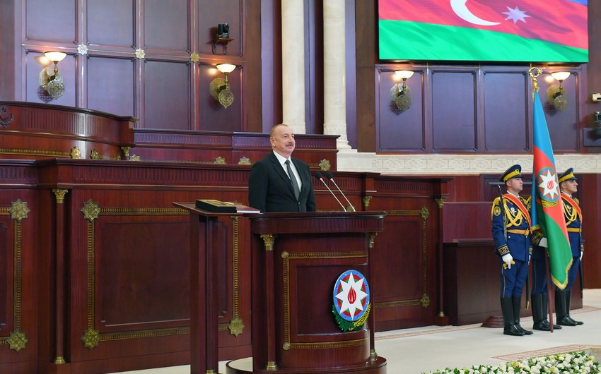 President of Azerbaijan: Army building process will be continued