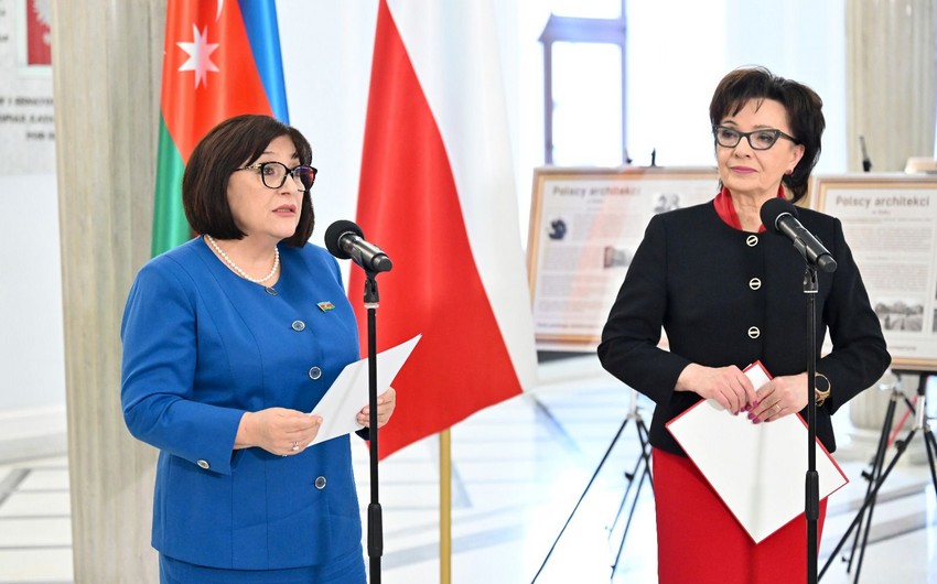 Sahiba Gafarova attends opening of 'Polish Heritage Germs in Azerbaijan' exhibition