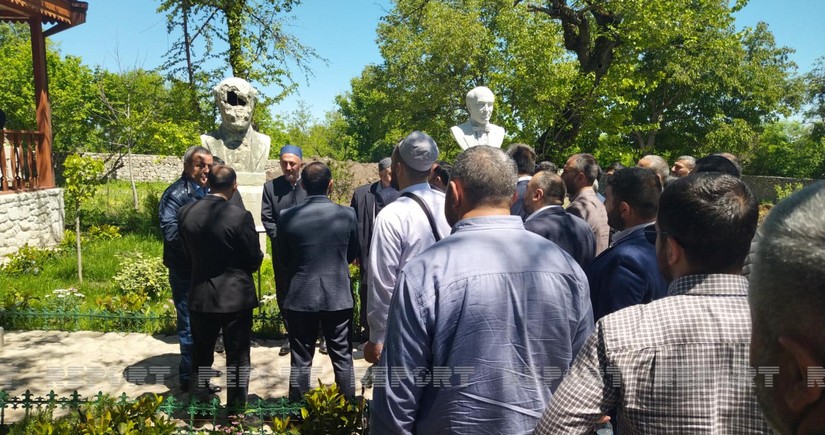 Завершился визит религиозных деятелей Управления мусульман Грузии в Шушу