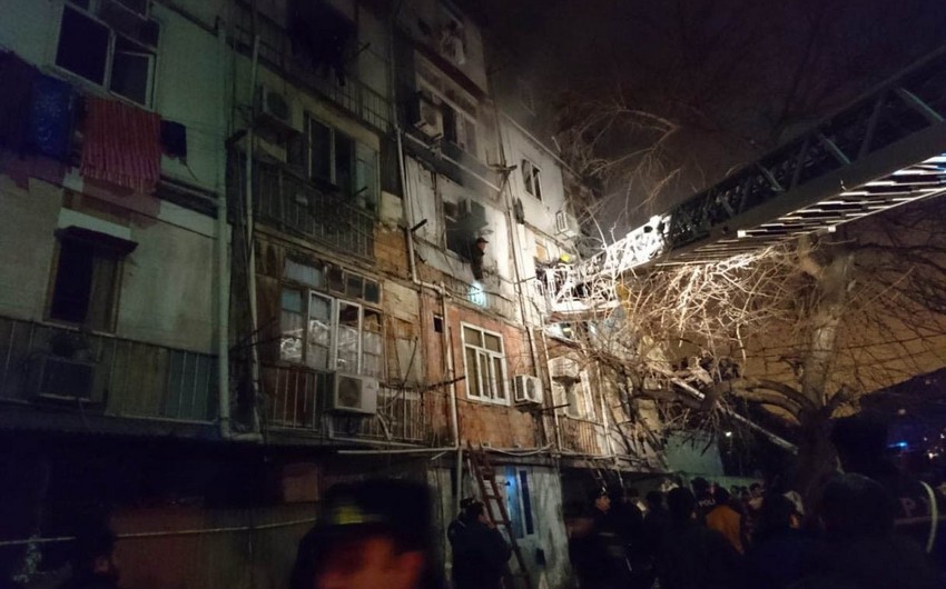 Пожар в Баку: пятеро пострадавших в тяжелом состоянии