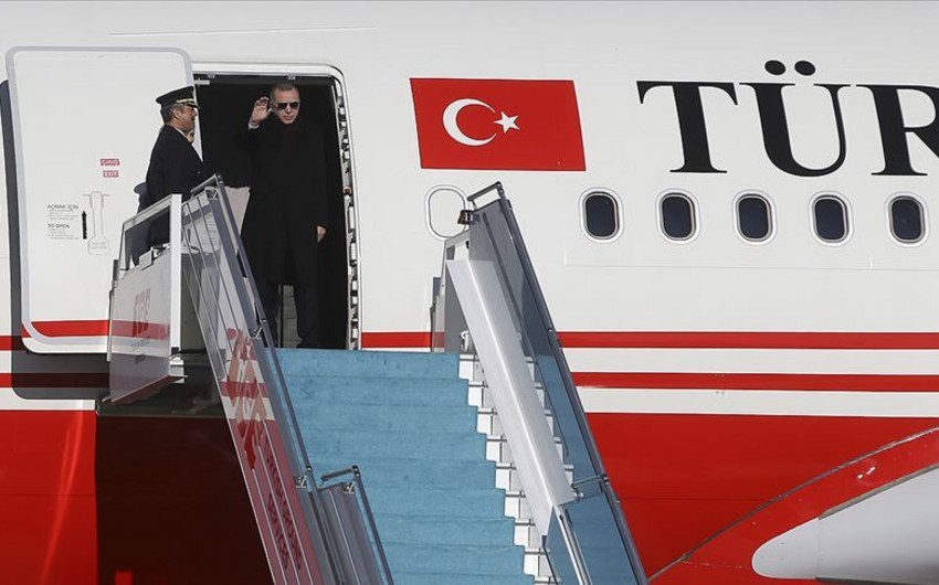 Türkiyə prezidenti Moskvaya yola düşdü