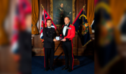 Azerbaijan Army serviceman awarded in England