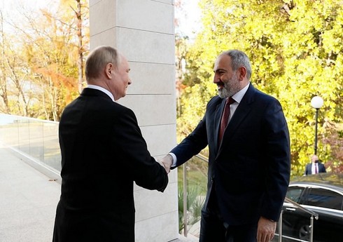 Путин проводит в Сочи встречу с Пашиняном