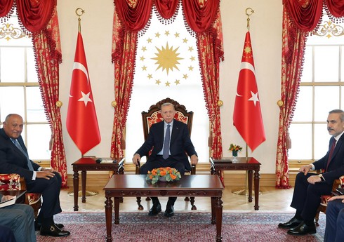 Эрдоган обсудил Газу с министром иностранных дел Египта