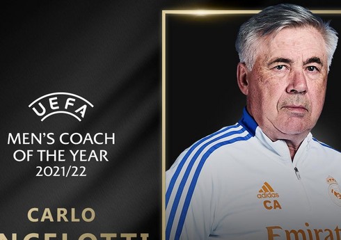 Карло Анчелотти признан лучшим тренером прошлого сезона