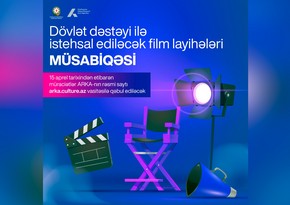 “Dövlət dəstəyi ilə istehsal ediləcək film layihələri müsabiqəsi elan olunur