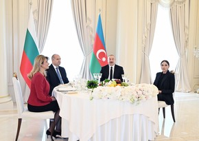 В честь президента и первой леди Болгарии дан официальный обед