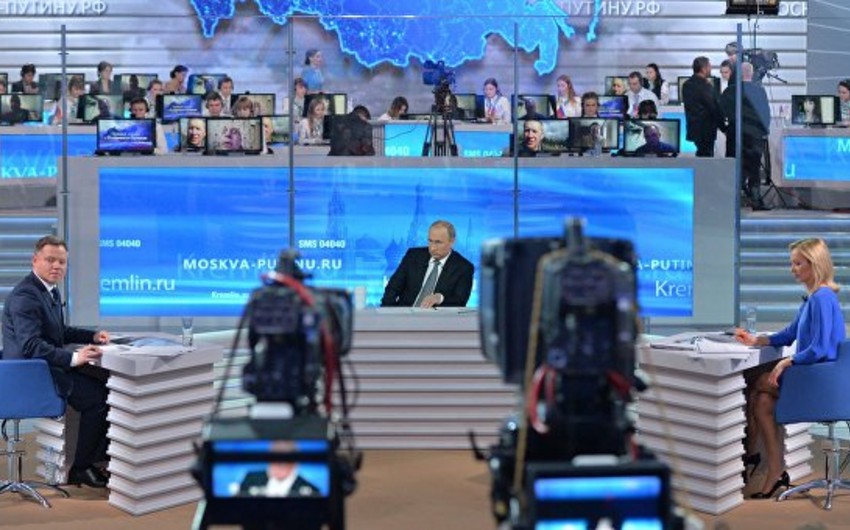 Путин в ходе Прямой линии ответил на более чем 75 вопросов