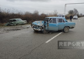 В Кюрдамире произошло ДТП, есть пострадавшие