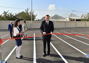 President Ilham Aliyev attended opening of new building of school No.311 in Sabunchu