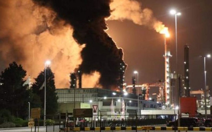 “ExxonMobil”in Rotterdamdakı neft emalı zavodunda yanğın baş verib