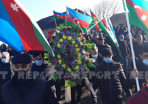 В Джалилабаде простились с шехидом - военнослужащим Азербайджанской армии