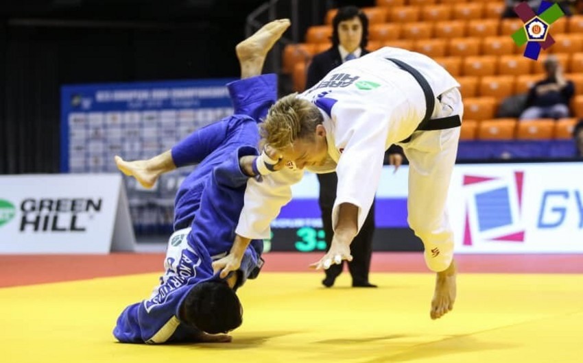 Азербайджанский дзюдоист завоевал серебряную медаль чемпионата Европы