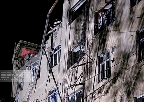 Жильцов дома, где произошел взрыв в Билясуваре, разместили в Олимпийском спорткомплексе