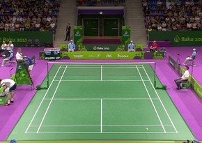 Next competition day on badminton starts in Baku-2015