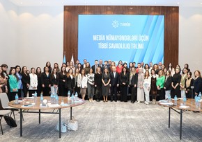 Media nümayəndələrinə “Tibbi savadlılıq” mövzusunda təlim keçirilib 