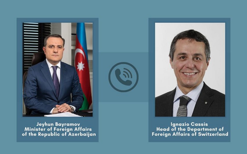 Ceyhun Bayramov isveçrəli həmkarını erməni vandalizmi barədə məlumatlandırdı